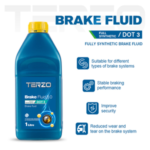 Líquido de frenos TERZO totalmente sintético DOT3 1L-Alto rendimiento antienvejecimiento para sistema de frenos de camiones de automóviles - Product Image 4