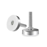 Support de machine antidérapant M6/M8/M10/M12 Pieds de mise à niveau Pieds de meubles en métal Pieds à vis fixes et réglables