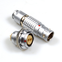Conector Circular Hembra para ECG, Fabricado en China |   Conector Push-Pull de Alta Calidad Serie 2B de 2-19 Pines para Uso Médico