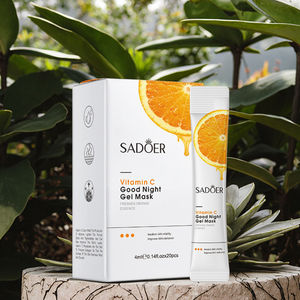 SEOMOU Organique Blanchissant Hydratant Collagène Vitamine C Bonne <span class=keywords><strong>Nuit</strong></span> Gel <span class=keywords><strong>Masque</strong></span> pour Combinaison Grasse Peau Sèche Utilisation Visage Main Nez Corps - Product Image 5