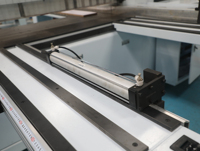 Sierra Recíproca CNC de Alta Eficiencia Mingan NP330 de 100 mm para Paneles de Madera con Cilindro de Alimentación de Precisión