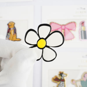 Patch en cuir teint à motifs <span class=keywords><strong>de</strong></span> dessins animés mignons, cactus, fleurs et animaux, pour décoration intérieure, accessoire <span class=keywords><strong>de</strong></span> mode, marque Guohong, motif nature morte - Product Image 4