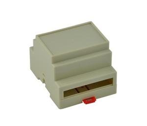Caja Electrónica Estándar para Carril DIN, Color Gris Claro, Certificación ISO9001, para Electrónica e Instrumentos - Product Image 1