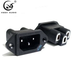 שקע חשמל אמריקאי תלת-פיני IEC עם ציפוי נחושת-פליז רודיום, דגם FI-06 YIVO NFC, 10A 250V - Product Image 3