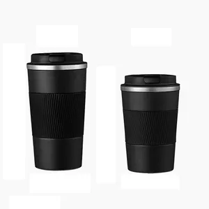 new item Insulated Double Wall stainless steel thermo stainless steel mugs with silicone handle