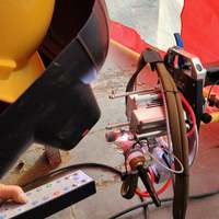 Mesin las XD-K400-K76 bertekanan terbuka pipa Orbital untuk pengelasan pipa Boiler