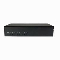 Commutateur Ethernet Rj45 8 ports Ports 100mbps Commutateur de réseau rapide de bureau Commutateur de concentrateur Lan Ethernet