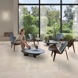 Perlato Siciala 800x1600mm Dark Grey Porcelain Ceramic <b>Tiles</b> Refined Stone Finish For Homes Offices Lobbies - Product Image 6