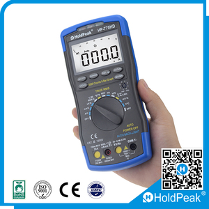 Multímetro Digital de Rango Automático HoldPeak <span class=keywords><strong>HP</strong></span>-770HD de 6000 Dígitos con Pantalla LCD del Tamaño de la Palma de la Mano. - Product Image 3