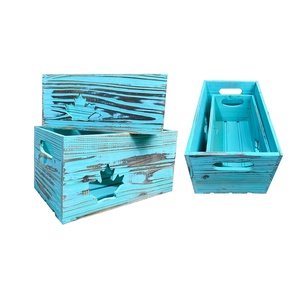 Wholesale Rustic Large Wooden Gift Crate for Storage