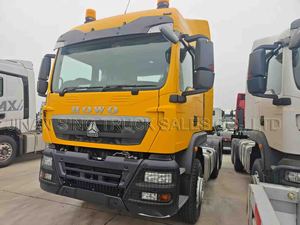 Camiones Tractores Howo 6x4 NUEVOS Sinotruk con Volante a la Derecha para <span class=keywords><strong>Transporte</strong></span> <span class=keywords><strong>de</strong></span> Larga Distancia, 400 HP, Cabeza Tractora para Remolque - Product Image 2