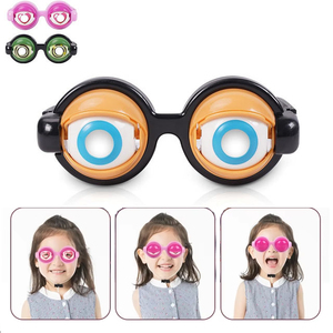 पागल नए अजीब चम्मच खिलौने डरावनी आंखों के चश्मे की पार्टी सजावट पुल लाइन बच्चों के हेलोलीन क्रिसमस उपहार - Product Image 1