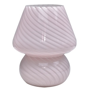 Lampe de chevet créative moderne simple en verre, design champignon, alimentée par USB, multicolore, pour chambre, <span class=keywords><strong>bureau</strong></span> et salle <span class=keywords><strong>d</strong></span>'étude - Product Image 5