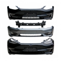 Perakitan Bumper Depan ABS Berkualitas Tinggi, Pengganti Model Bolt-On untuk Tesla Model 3/Y dengan Garansi 6 Bulan
