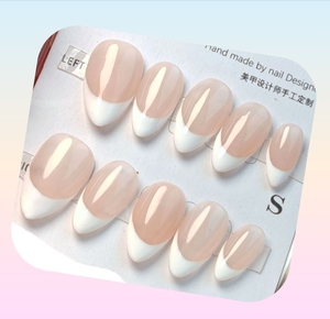 <span class=keywords><strong>Faux</strong></span> <span class=keywords><strong>ongles</strong></span> français roses faits à la main en acrylique ABS à presser <span class=keywords><strong>ongles</strong></span> artificiels <span class=keywords><strong>prix</strong></span> <span class=keywords><strong>de</strong></span> gros pour l'application du doigt - Product Image 1