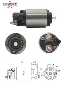 KD SOLENOID Relé Solenoide de Arranque de Alta Calidad 12V ZM1392 para TOYOTA <span class=keywords><strong>VALEO</strong></span> - Product Image 2