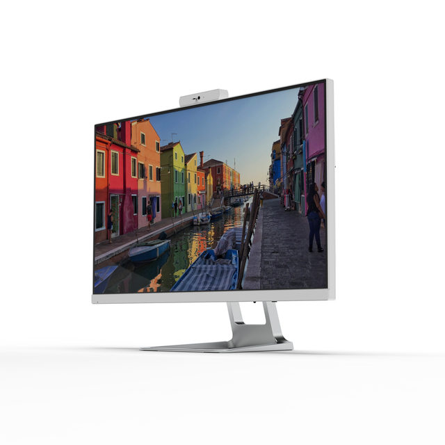 Dr.D Barebone 23.8 Inch Thin Desktop with DVD-ROM All in One PC for Home Office School