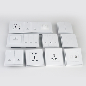 定制90毫米塑料1/<span class=keywords><strong>2</strong></span>/<span class=keywords><strong>3</strong></span>组大按钮壁灯开关酒店 - Product Image 6