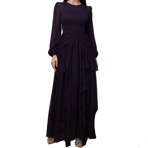 Vestido Maxi Elegante de Moda para Fiestas de Otoño 2025, Vestido Africano de Talla Grande con Corte en A y Estilo <span class=keywords><strong>Imperio</strong></span> para Mujer - Product Image 3