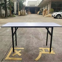 Table de banquet ronde pliante à structure métallique pour hôtels, mariages et restaurants – Vente directe usine