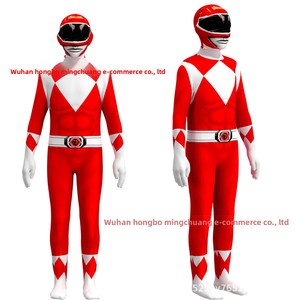 Body intero Cosplay di Halloween nuova serie di dinosauro <span class=keywords><strong>Rangers</strong></span> 25 Top in cotone transfrontaliero per spettacoli di feste - Product Image 6