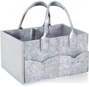 Panier de rangement en feutre pour couches de bébé, best-seller en gros, idéal pour la chambre de bébé et les voyages - Product Image 3