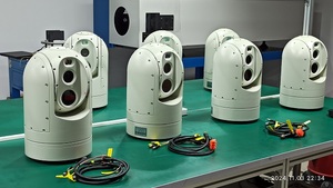 Cámara PTZ de Alta Precisión con Estabilización Giroscópica de 2 Ejes, Sistema de Visión Nocturna Térmica de 640x512 para Seguridad Marítima y <span class=keywords><strong>Costera</strong></span> - Product Image 6