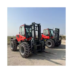 Montacargas Diésel 4T 5T 4000KG 5000KG LTR40 4WD 4x4, Capacidad de 3T, Todoterreno, para Construcción, Restaurantes, Motor de Corriente Continua, Nuevo, 4000-600MM - Product Image 1