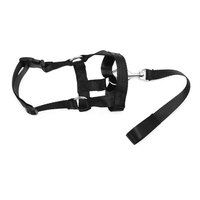 JIXIN Weicher Nylon-Mesh-Hundemaulkorb – Beiß- und Kauverhinderung, Komfortabler Welpentrainer, Geräusch-/Vibrations-Mundschutz, Haustierbedarf