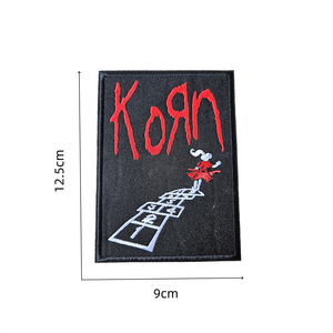 Fascia all'ingrosso ricamata in ferro su toppe tessuto distintivo Custom metallo <span class=keywords><strong>Band</strong></span> patch ricamato <span class=keywords><strong>Rock</strong></span> <span class=keywords><strong>Band</strong></span> per giacca - Product Image 4