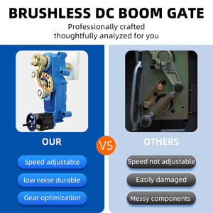 Cao cấp hợp kim nhôm servo DC Road Barrier Gate tốc độ cao có thể điều chỉnh bùng nổ cửa với hoán đổi cho nhau Thiết kế tối đa 6m chiều dài - Product Image 2