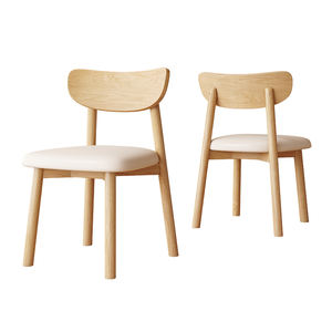 Sillas de comedor de madera maciza de primera calidad Diseños modernos Mejores precios Oficina en casa Hotel Muebles de baño Apilable Uso versátil - Product Image 3