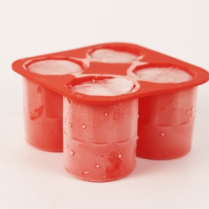 Molde para Cubitos de Hielo Huecos DIY, Molde de Silicona para Vasos de Hielo sin BPA para Congelador con 4 Cavidades - Product Image 2
