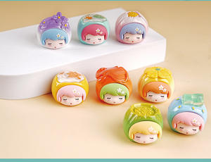 Solid Colour Fruit Pup Diy Resin Luminous Cartoon <strong>Jewellery</strong> Creative Small Pieces Pair Accessories Blind Bags - Product Image 3