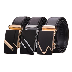 LQbelt Factory <span class=keywords><strong>Ceinture</strong></span> en <span class=keywords><strong>Cuir</strong></span> <span class=keywords><strong>Homme</strong></span> à Boucle Automatique, Ceintures à Cliquet pour Hommes en Stock, Vente en Gros Usine Livraison Rapide - Product Image 1