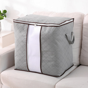 Clothing Organizer Quilt Storage Bag Rectangle Non-Woven Fabric Lightweight Wardrobe Use - Product Image 3