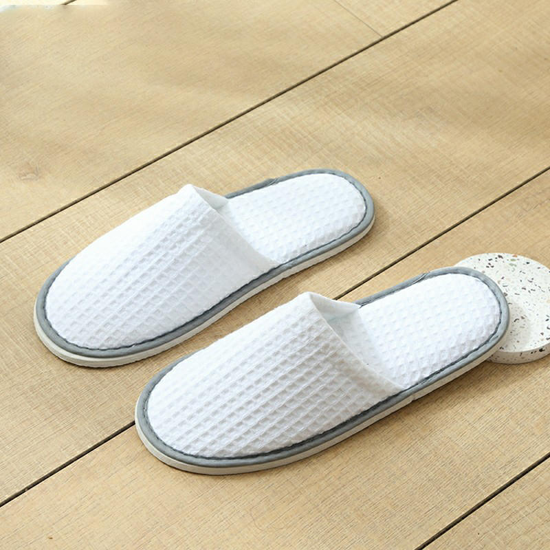 Factory Wholesale, Custom, Hot Spring Washed, SPA Waffle Slippers