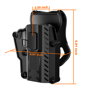 Étui universel pour plus de 400 modèles, étui tactique en nylon compatible avec G17 G19 G43 XD 1911 P320 <span class=keywords><strong>CZ75</strong></span> P226 92FS PX4, prise en charge du logo personnalisé - Product Image 6