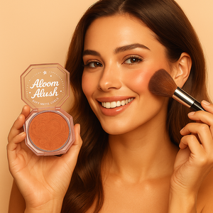 <span class=keywords><strong>Palette</strong></span> de poudre libre compacte en plastique vide de forme hexagonale personnalisée avec logo couleur portable de 10 g - Product Image 4