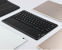 Keyboard Magic tooth Biru ukuran 10.1 inci, Keyboard ringan dengan Touchpad cocok untuk tablet dalam rentang 7-11 secara universal