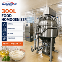 Homogénéisateur-mélangeur sous vide 300L pour la production de mayonnaise et de vinaigrettes, mélangeur alimentaire professionnel pour usine OEM
