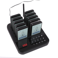 Système de téléavertisseur de restaurant sans fil 10 buzzers Vibrate Flash Ring Queue Calling System Food Pager for Coffee Shop Food Truck