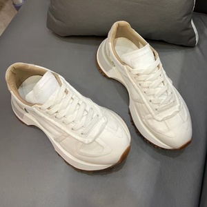 Zapatillas de entrenamiento MJL con suela gruesa - Diseño a rayas blancas y negras para aumentar la altura, calzado informal para parejas, ideal para el día a día. - Product Image 4