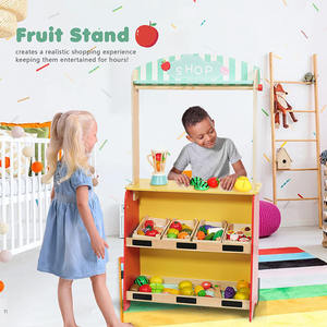Legno Deluxe bambini fantoccio Theatre giocattolo doppia faccia Lemonade Stand e <span class=keywords><strong>teatro</strong></span> di marionette per bambini - Product Image 5