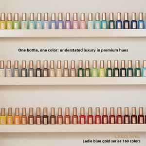 Nuovo Arrivo 2026 LADAI Set Smalto Gel 160 Colori Serie Etichetta Blu-Oro Alta Qualità Senza HEMA&TPO Non Richiede Lavaggio per Saloni di Bellezza - Product Image 2