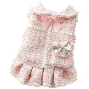 Kangdarpet <b>Dog</b> <b>Clothes</b>, Autumn and Winter Outfits, cat Princess Dresses, Backpacks, pink Small <b>Dogs</b>, Teddy Pets - Product Image 3