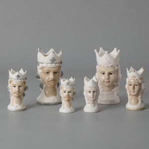 Decorazioni per la casa personalizzate fatte a mano testa siciliana nella decorazione creativa nordica del <span class=keywords><strong>vaso</strong></span> - Product Image 3
