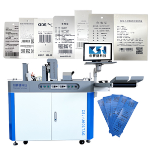 CSJ-U601TAG High-Speed Hang Tag <strong>Printer</strong> for Garment Cards <strong>Variable</strong> <strong>Data</strong> Printing Machine Single-Black Color UV Ink Single Pass - Product Image 1