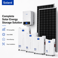 Batterie de stockage d'énergie domestique 5kWh, 51V 100Ah, haute efficacité, LFP, 512V 100Ah, prix de gros, 15 unités en connexion parallèle