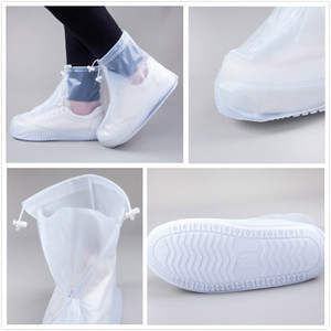Couvre-chaussures de pluie en plastique pour le cyclisme en plein air, couvre-chaussures pour la pluie, vente chaude, PVC réutilisable, haute qualité, imperméable, botte de cheville - Product Image 3